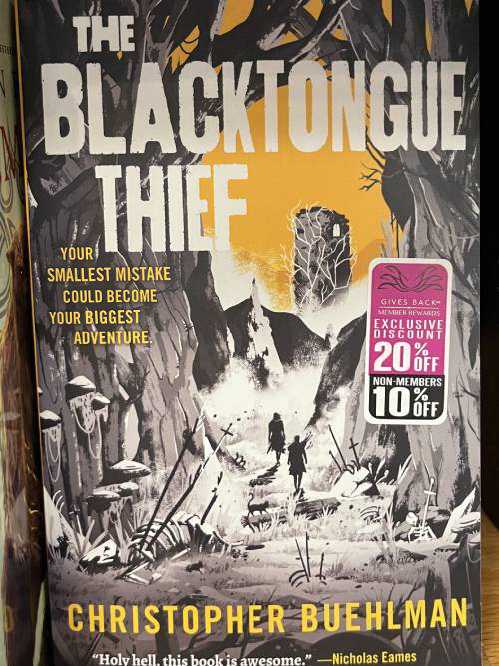 The Black Tongue Thief by Christopher Buelman