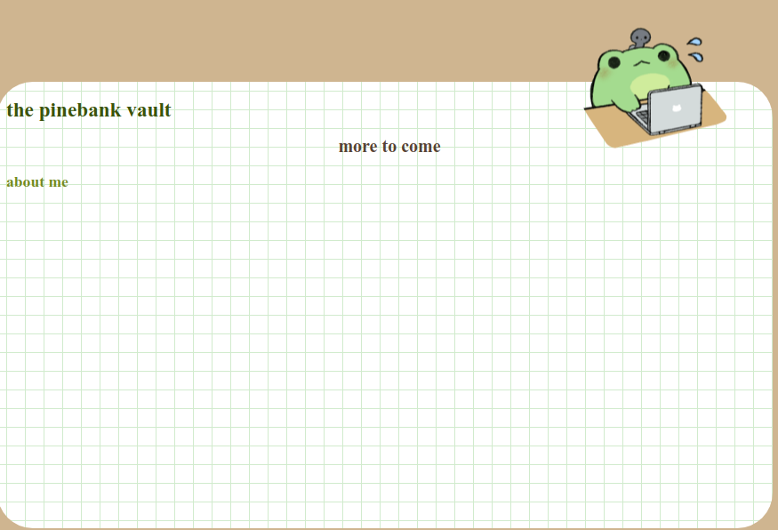 this is my first ever theme after the default neocities look. i knew from the start that i wanted my website to have journal/scrapbook aesthetics